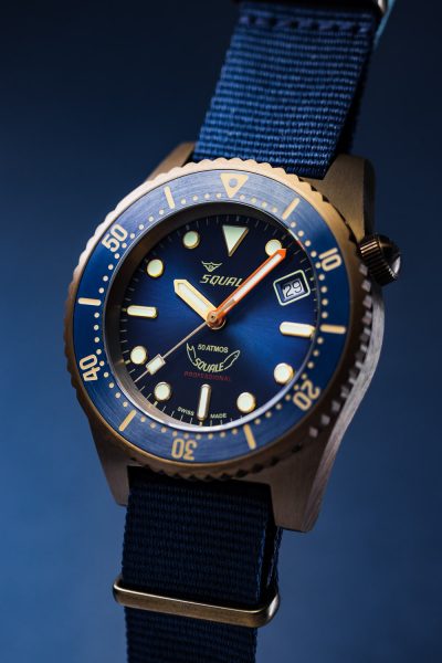 Squale 1521-026/A Blue Bronze